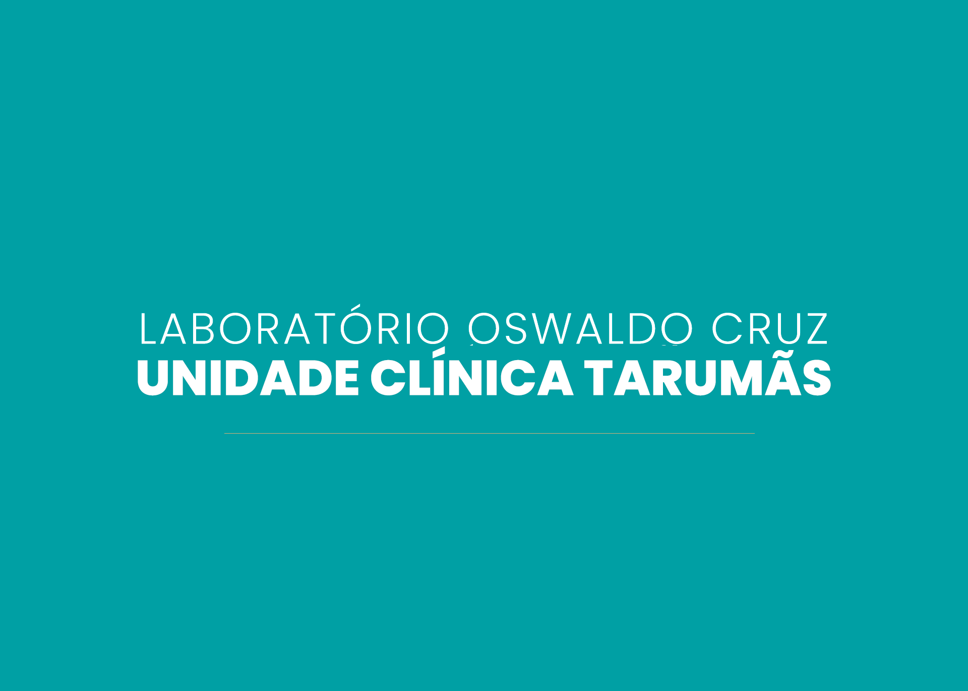 Laboratório Oswaldo Cruz - Unidade Clínica Tarumãs
